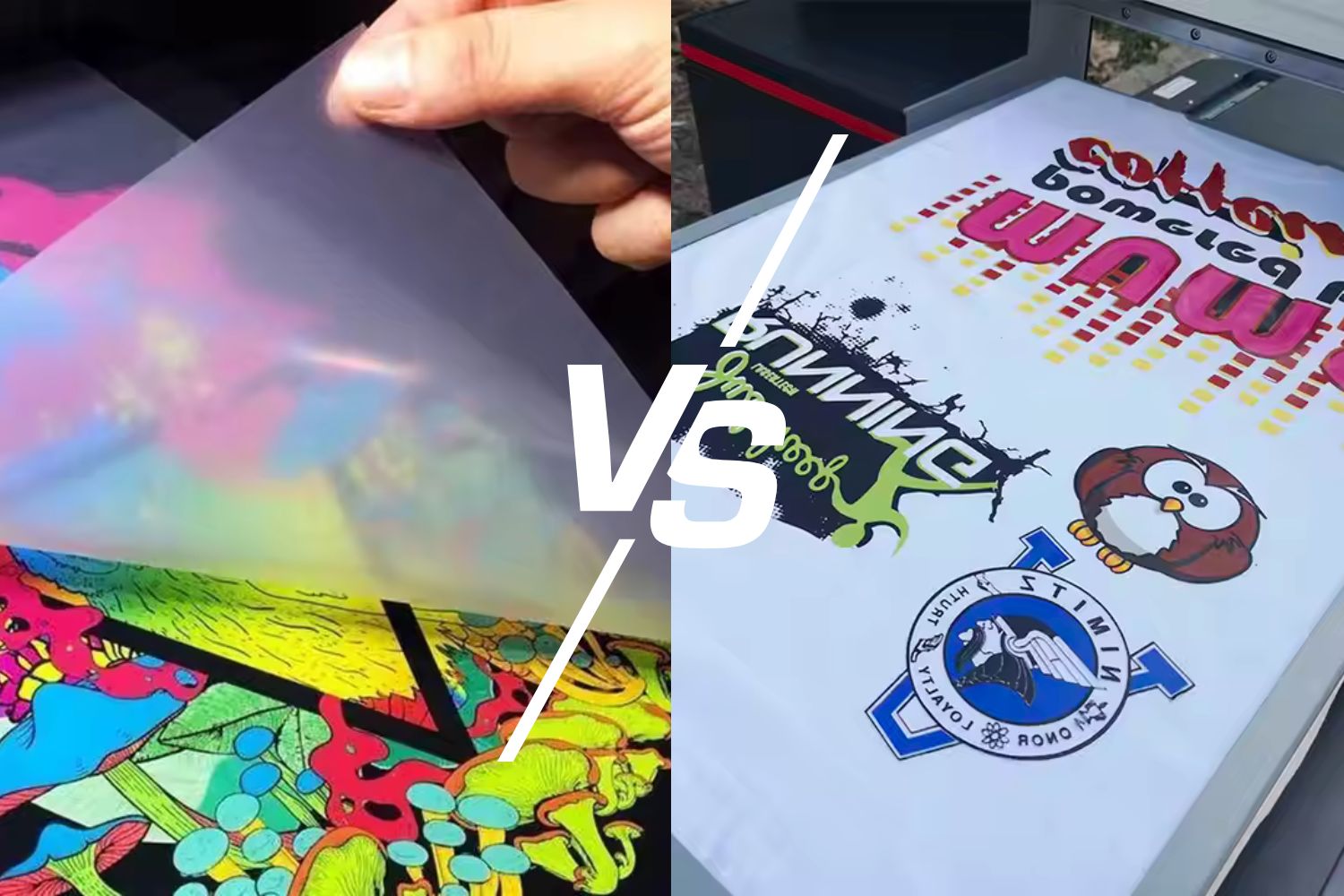 Comparatif DTF vs DTG : Quelle technique d'impression choisir pour votre atelier textile ?