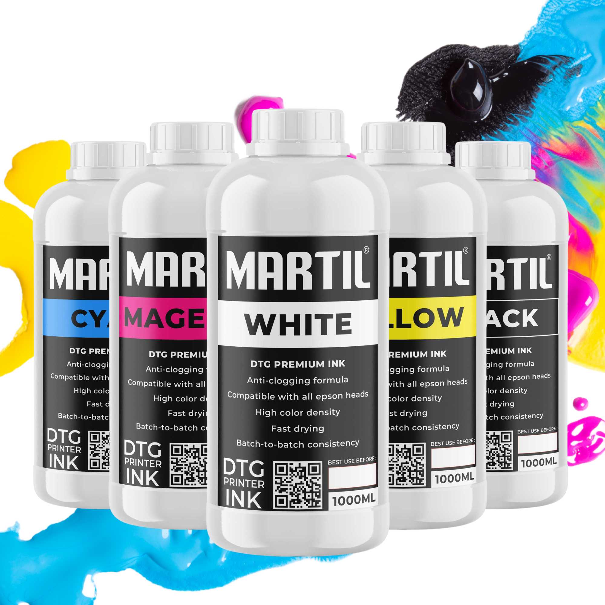 Encre DTG 1 Litre - toutes têtes Epson